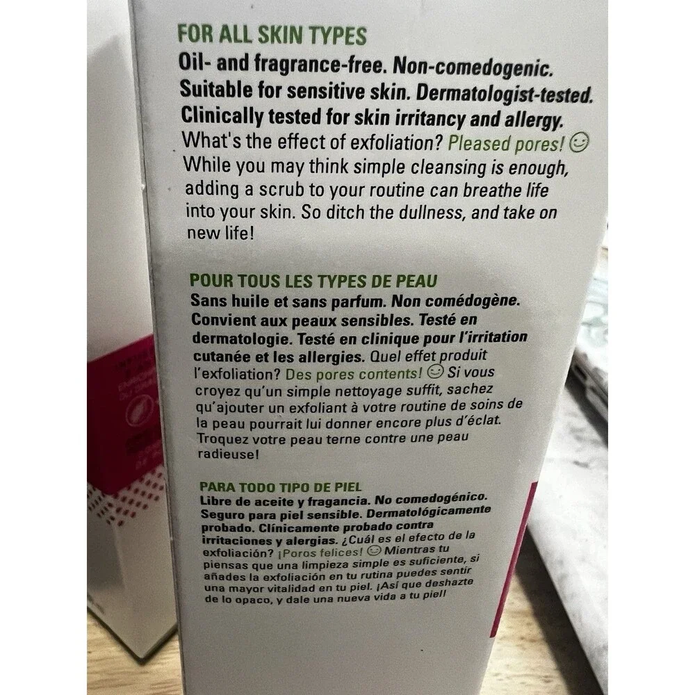2 Mary Kay Botanical Effects Invigorating Face Scrub 3 fl oz Oil-Free Made USA